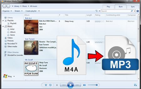 How to Convert M4A to MP3 in Windows Media