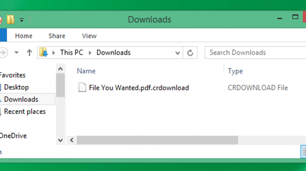 How to open the CRdownload file