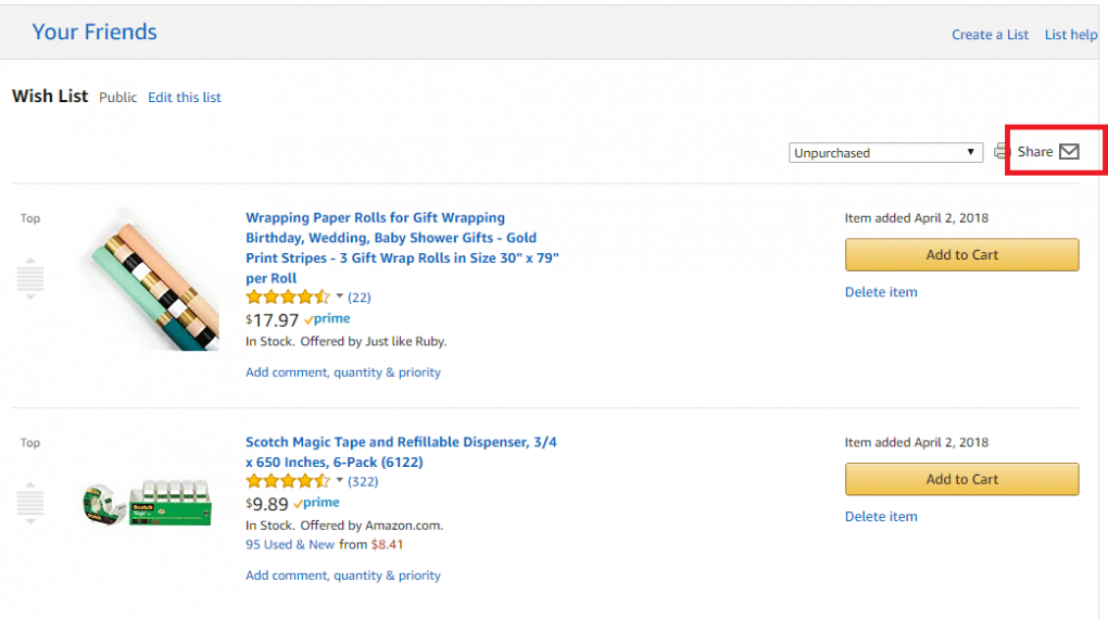 An can cart share you amazon How To