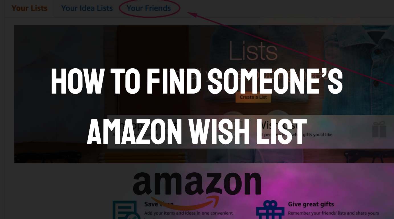 How do you find someone elses wishlist on amazon?